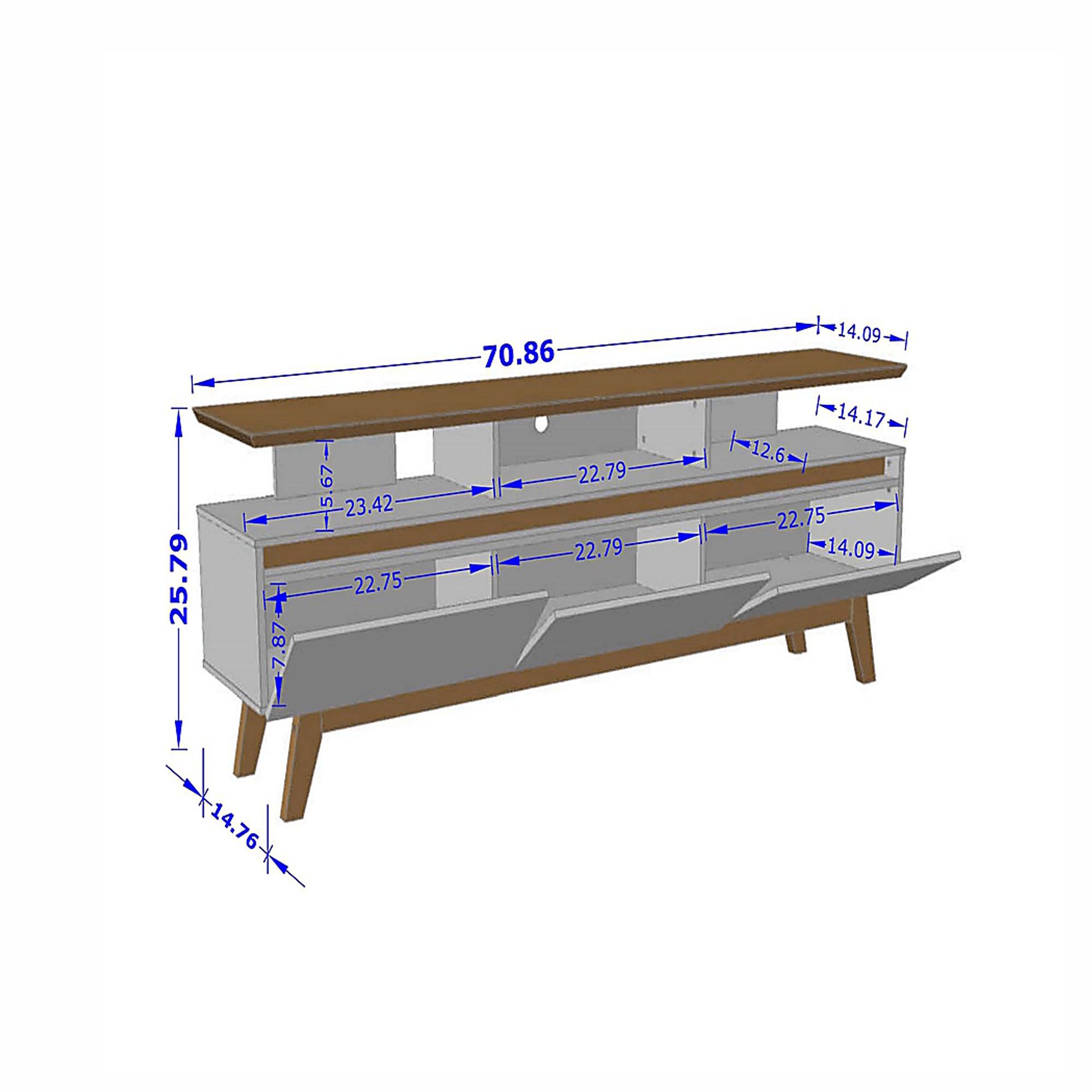 Clairton Cinnamon 71 in. Console - Image 10