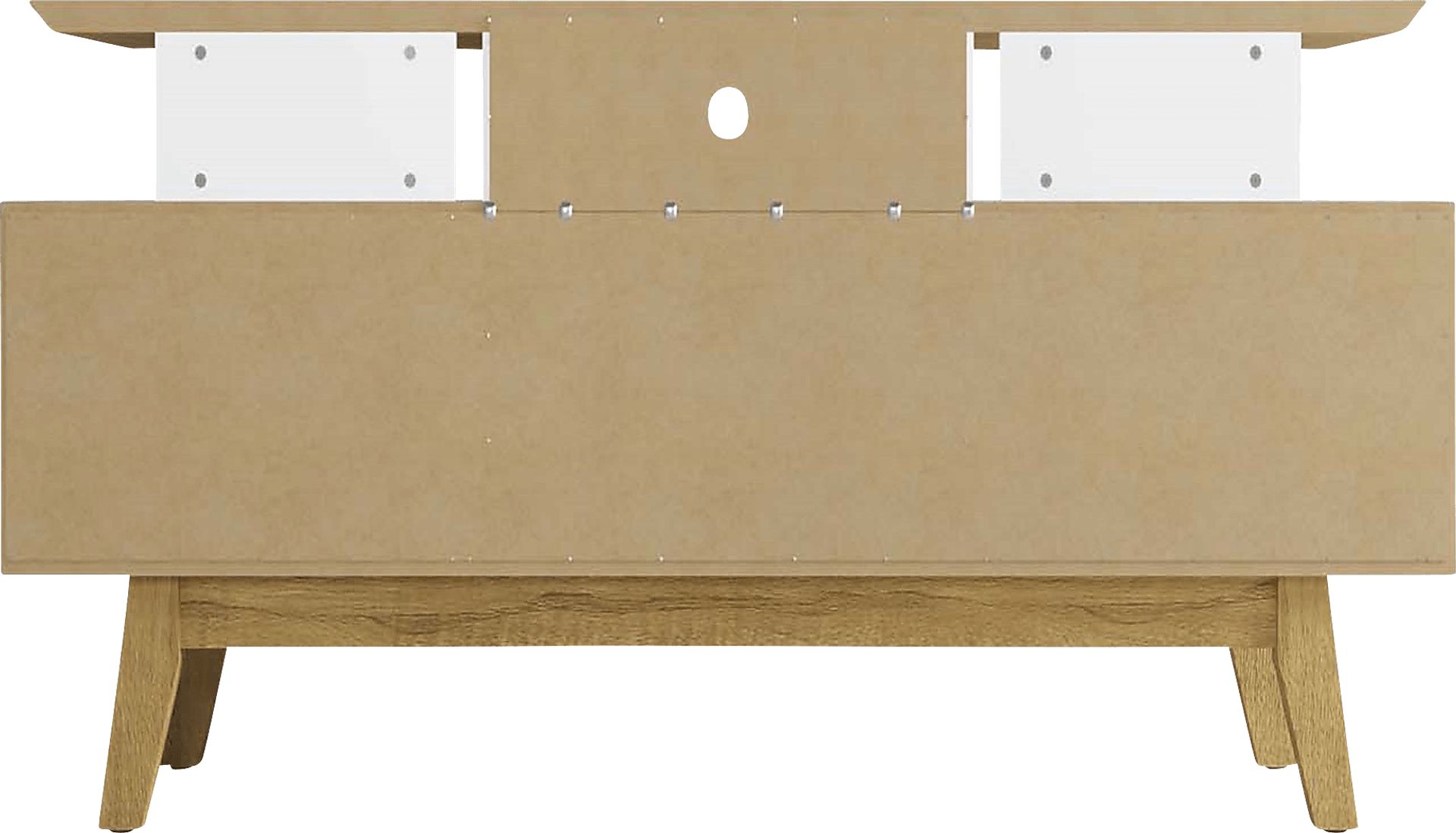 Clairton White 63 in. Console - Image 4