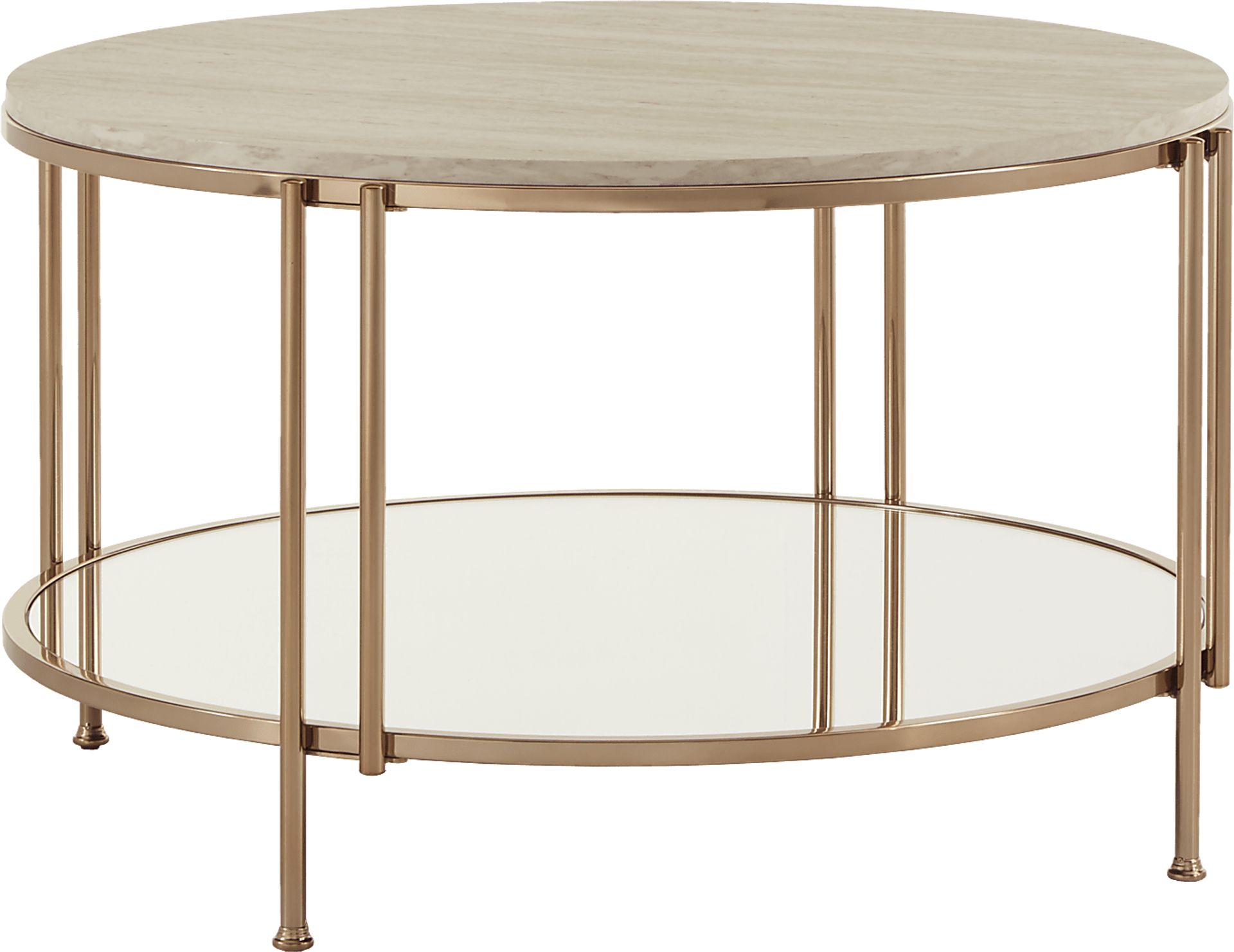Clairview Gold Cocktail Table - Image 1