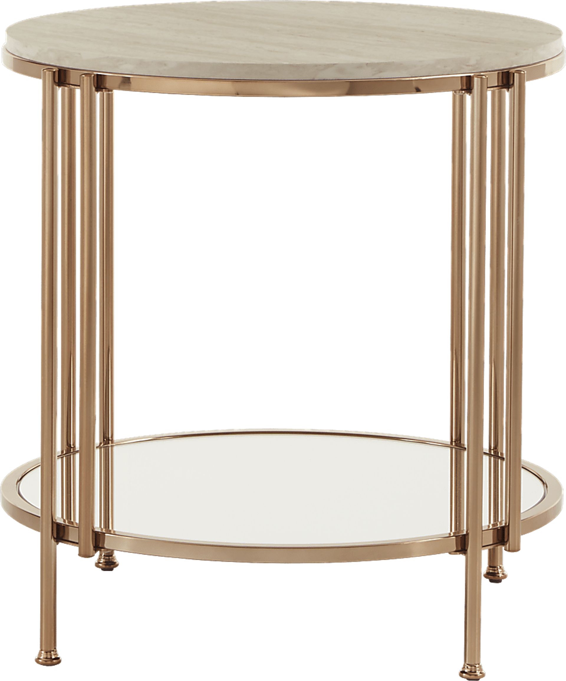 Clairview Gold End Table - Image 2