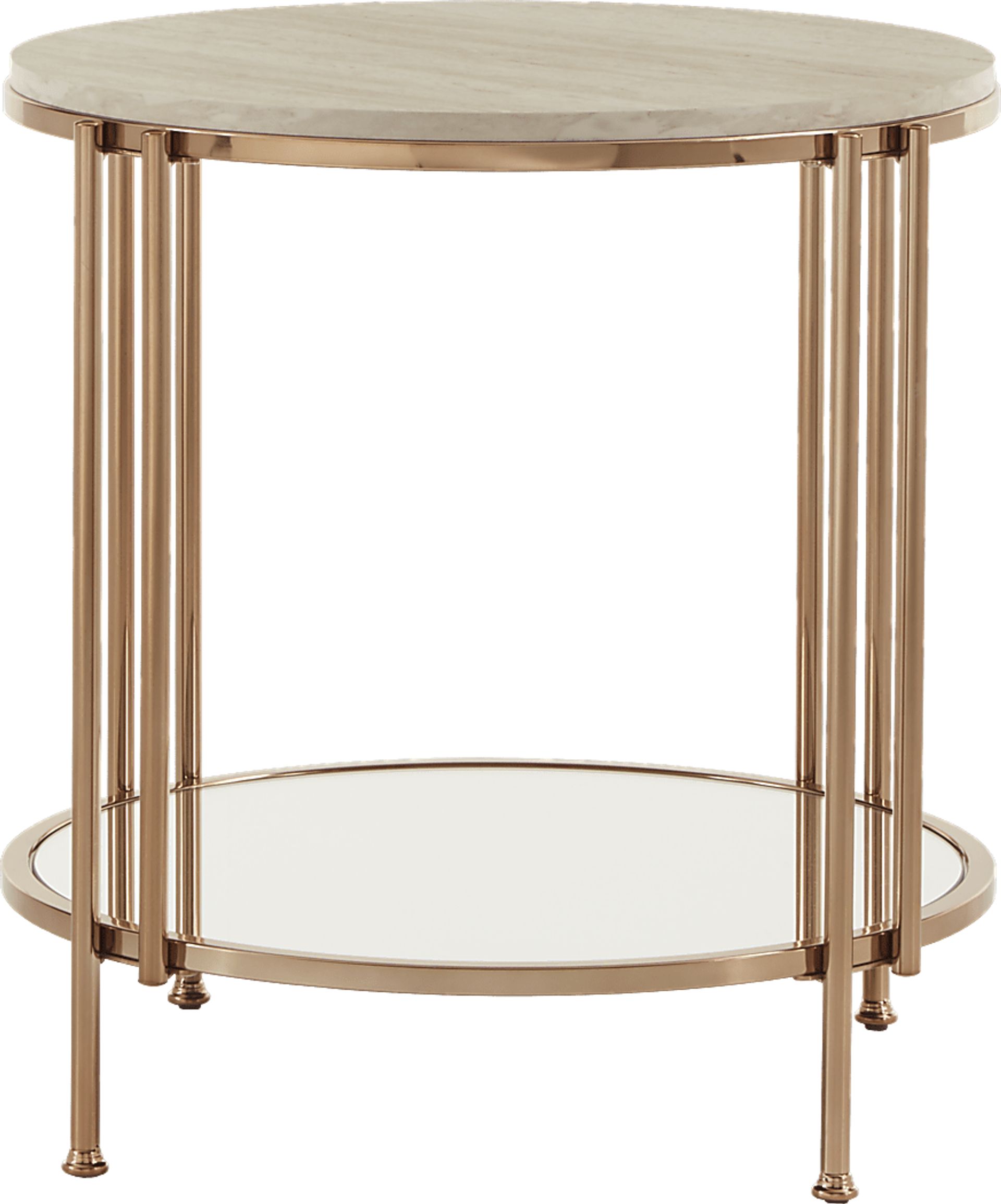 Clairview Gold End Table - Image 3