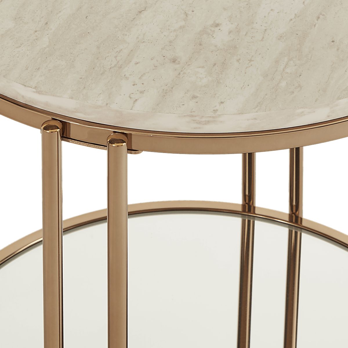 Clairview Gold Colors,Metal End Table | Rooms to Go
