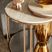 Clairview Gold End Table