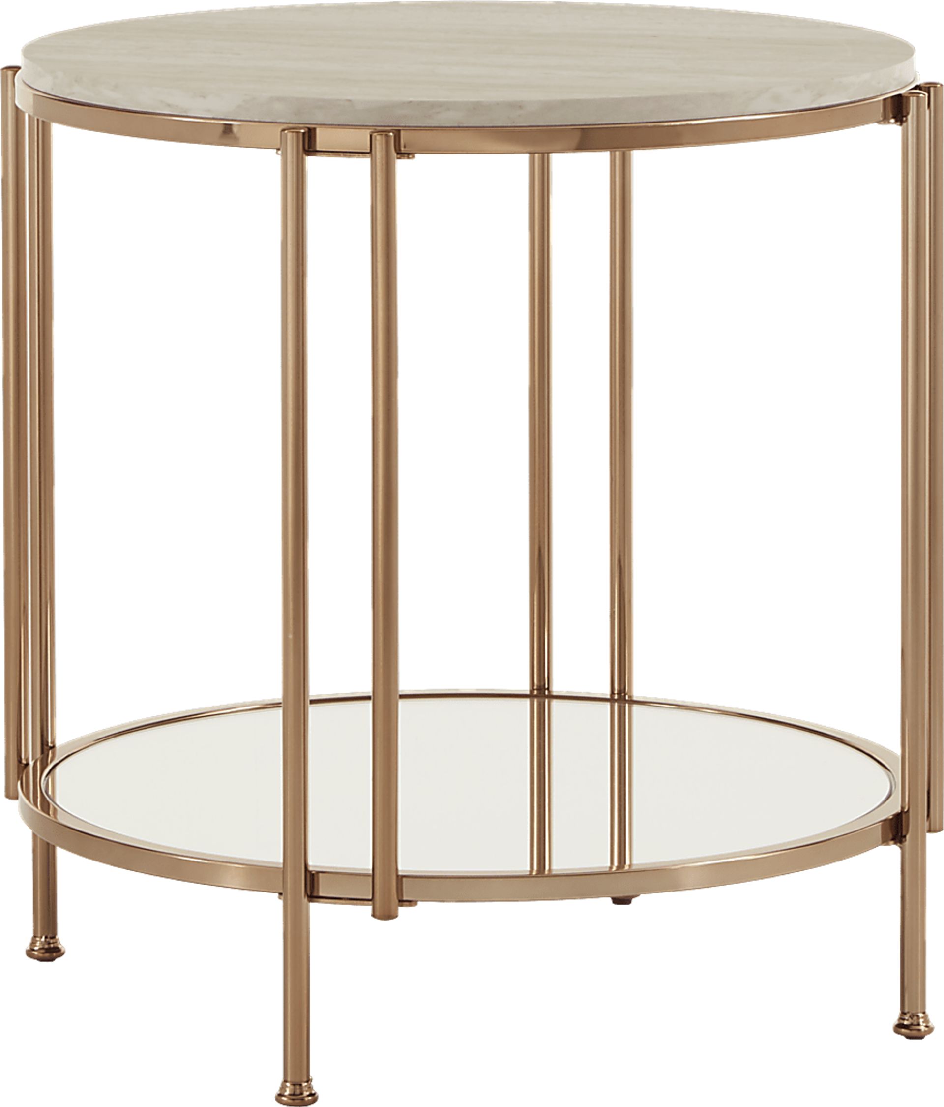 Clairview Gold End Table - Image 1