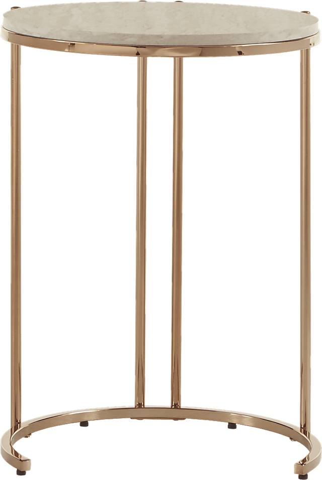 Clairview Gold Side Table - Thumbnail - Image 2