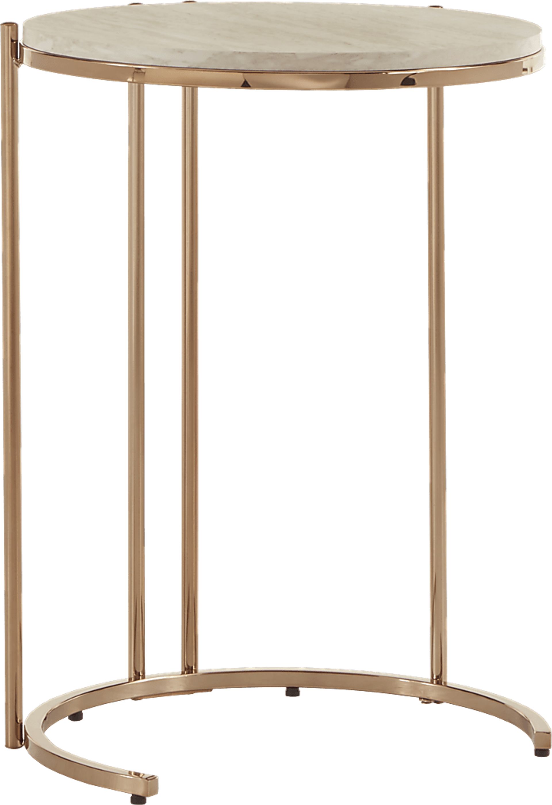 Clairview Gold Side Table - Image 1