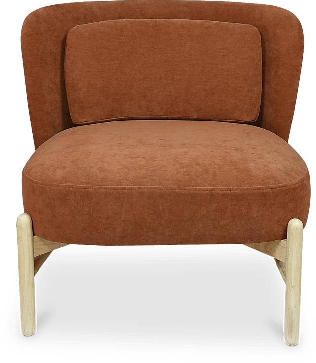 Claonia Red Accent Chair - Thumbnail - Image 1