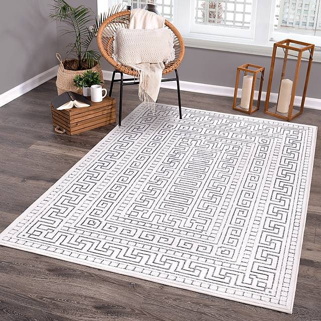 Clapp White 7'9 x 10'10 Rug - Thumbnail - Image 11