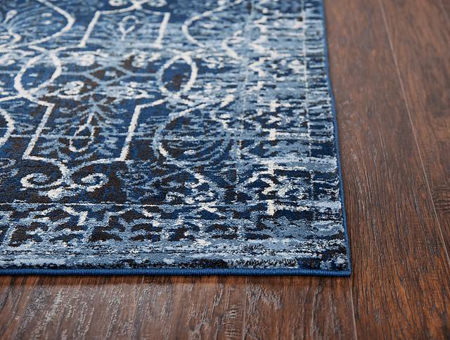 Clarae Blue 3' x 5'3 Rug - Thumbnail - Image 2