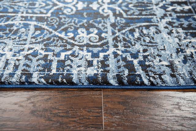Clarae Blue 3' x 5'3 Rug - Thumbnail - Image 3