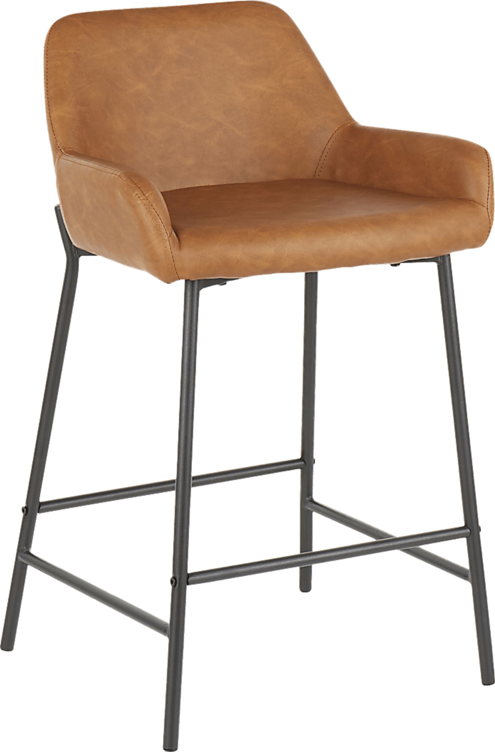 Clarain Camel Counter Height Stool, Set of 2 - Image 2