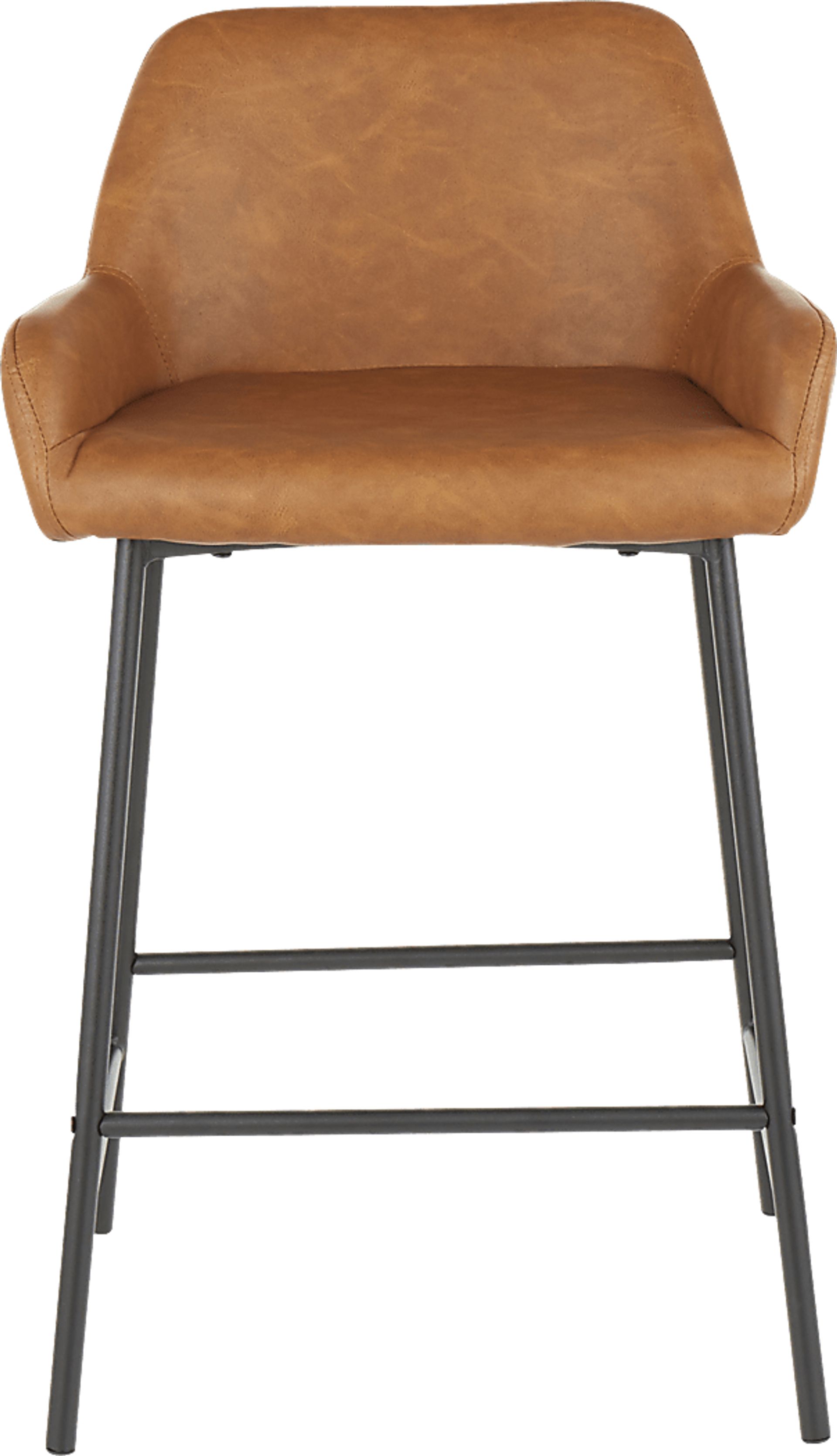 Clarain Camel Counter Height Stool, Set of 2 - Image 6