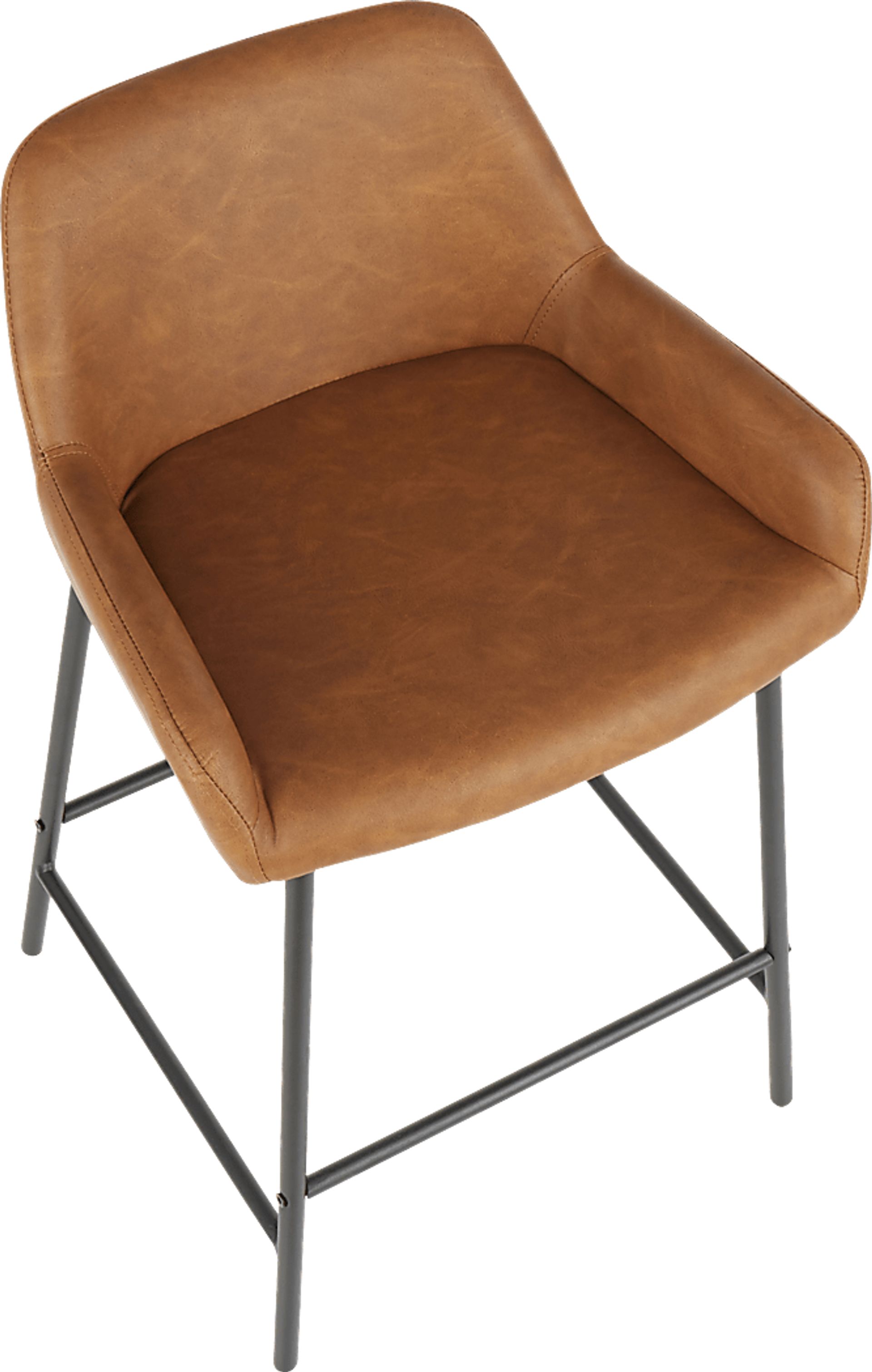 Clarain Camel Counter Height Stool, Set of 2 - Image 7