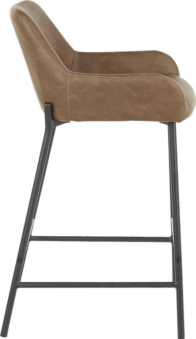 Clarain Espresso Counter Height Stool, Set of 2 - Thumbnail - Image 3