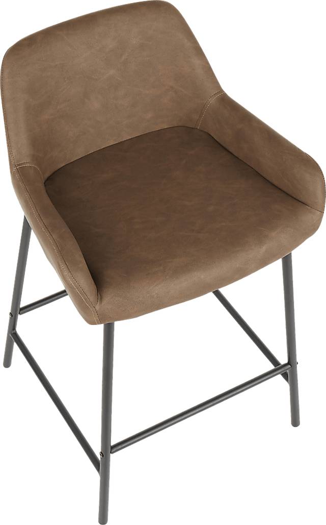 Clarain Espresso Counter Height Stool, Set of 2 - Thumbnail - Image 7