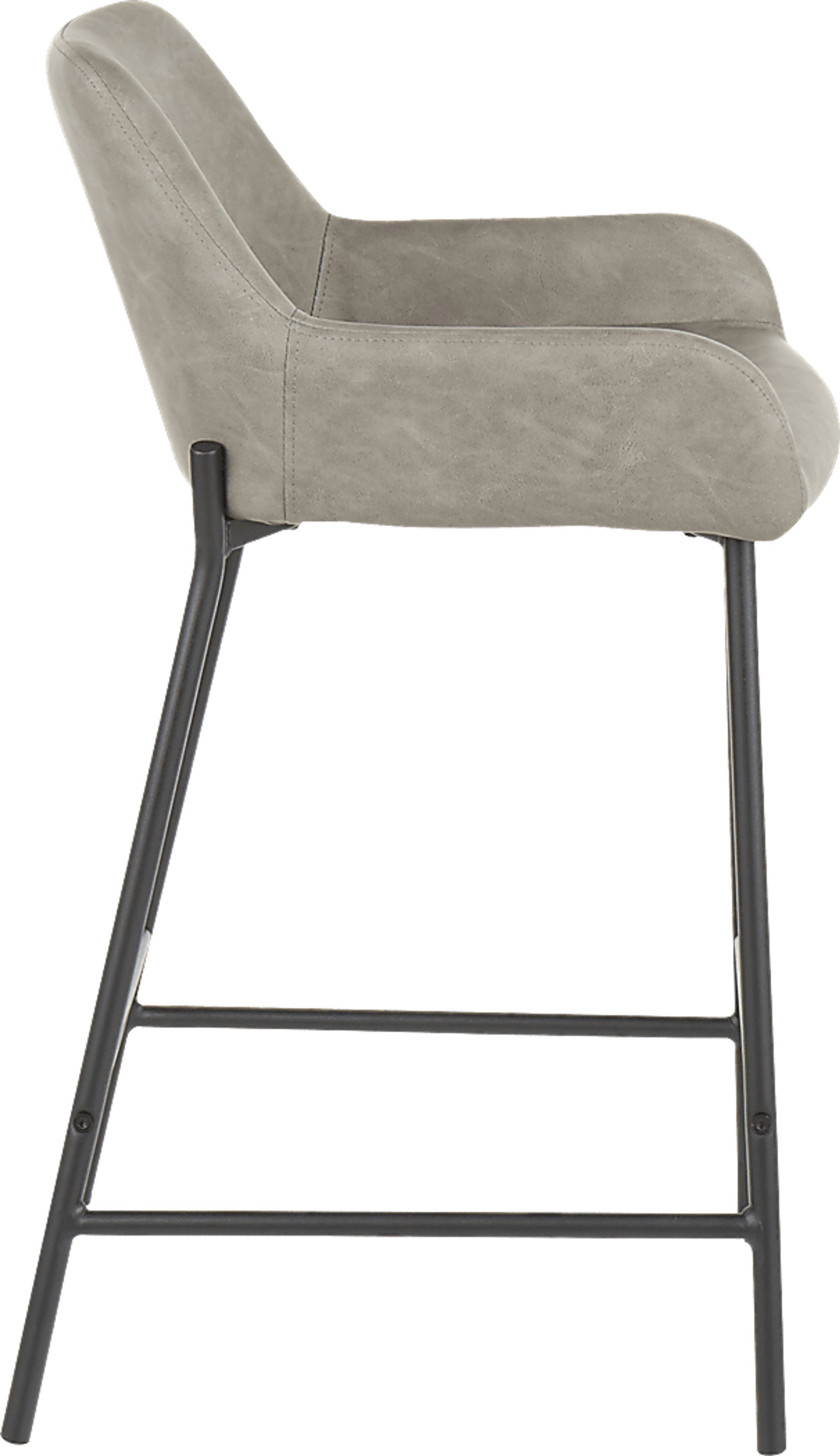 Clarain Gray Counter Height Stool, Set of 2 - Image 3