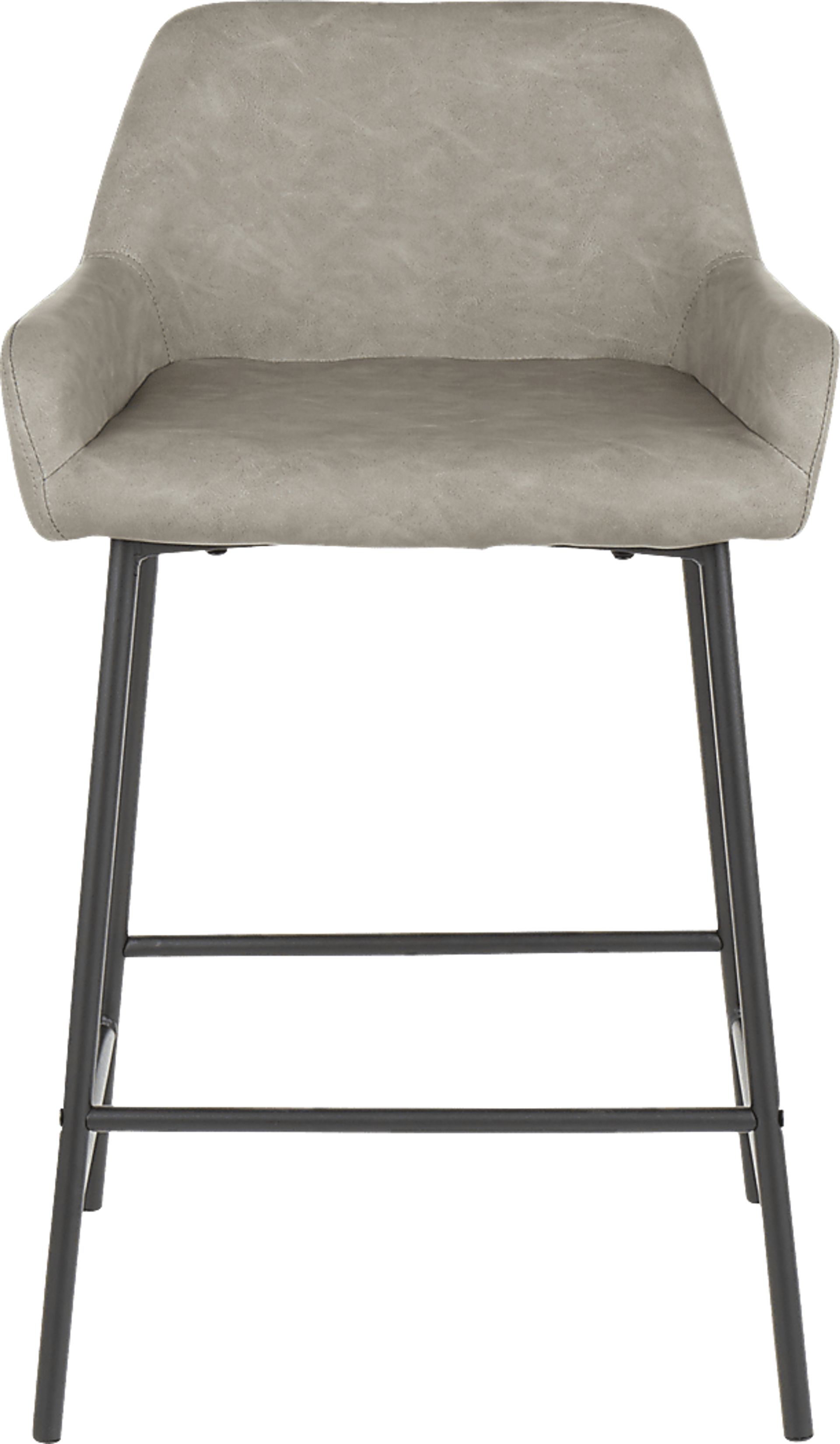 Clarain Gray Counter Height Stool, Set of 2 - Image 6