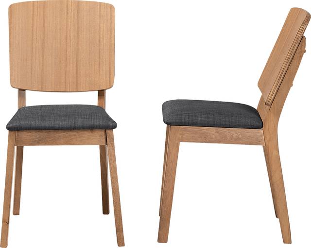Claravista Brown Side Chair, Set of 2 - Thumbnail - Image 3