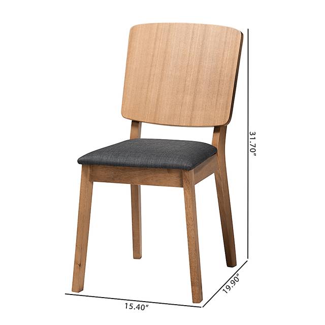 Claravista Brown Side Chair, Set of 2 - Thumbnail - Image 9