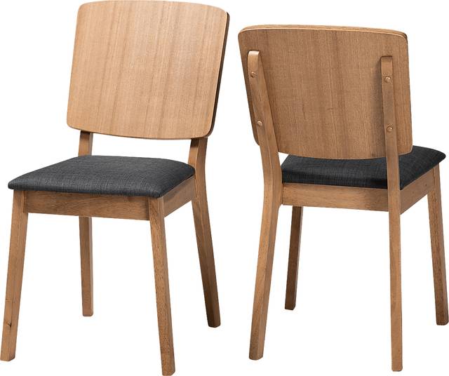 Claravista Brown Side Chair, Set of 2 - Thumbnail - Image 1