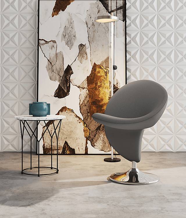 Claredda Gray Accent Chair - Thumbnail - Image 2