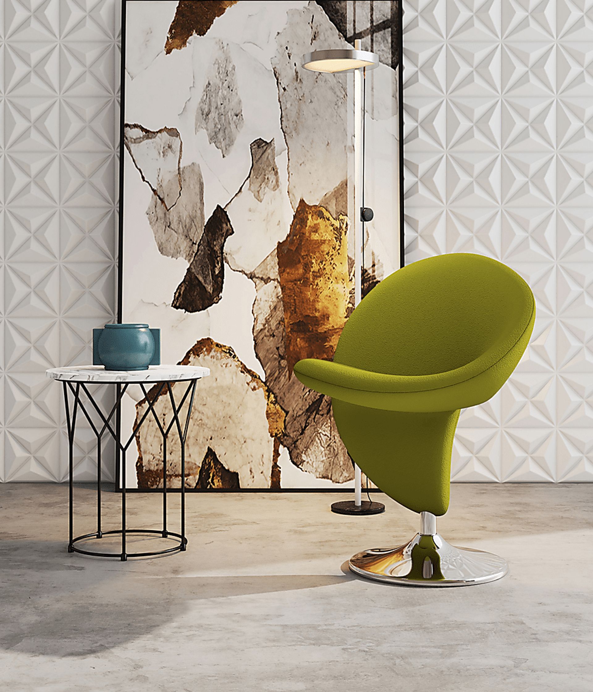 Claredda Green Accent Chair - Image 2