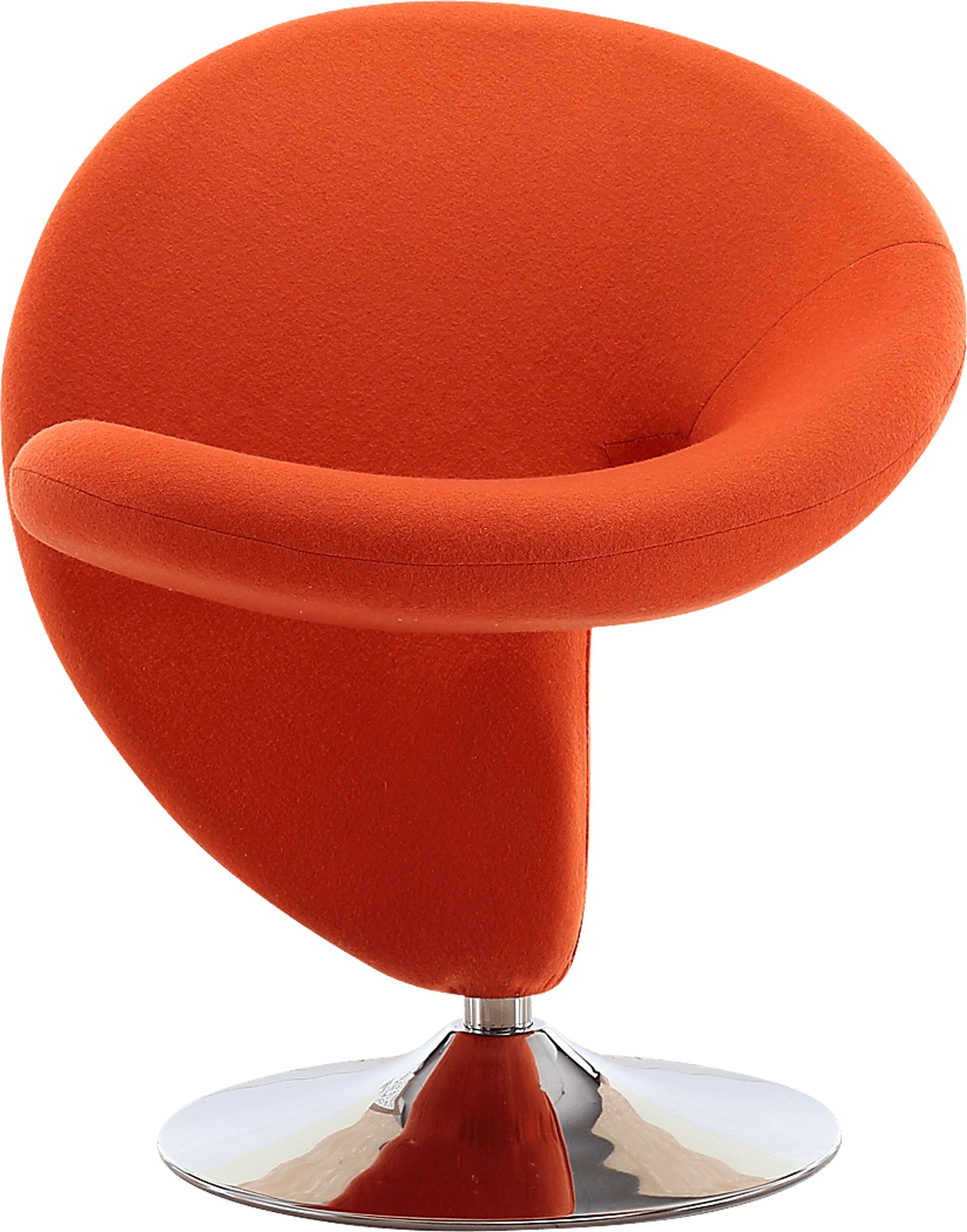 Claredda Orange Accent Chair - Image 3