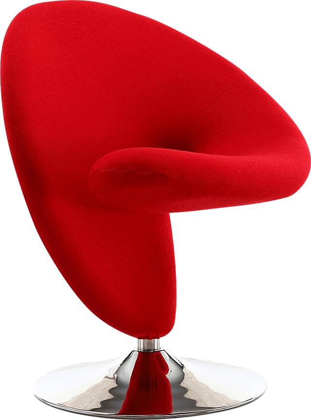 Claredda Red Accent Chair - Thumbnail - Image 1