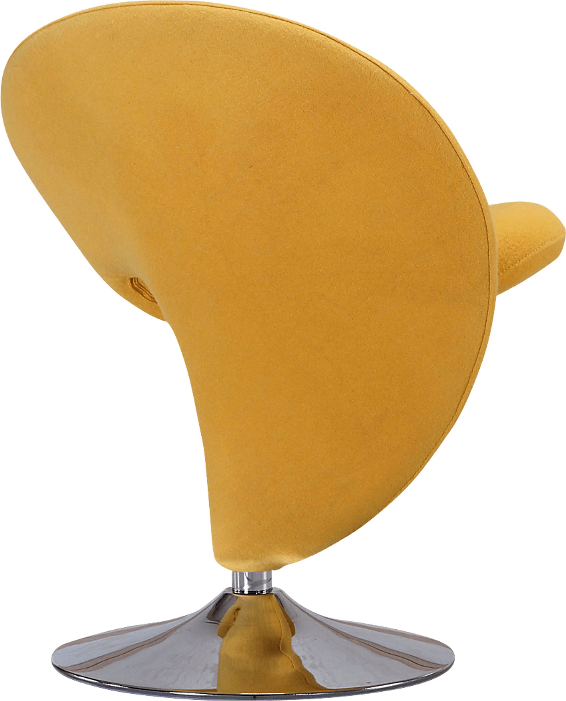 Claredda Yellow Accent Chair - Image 4