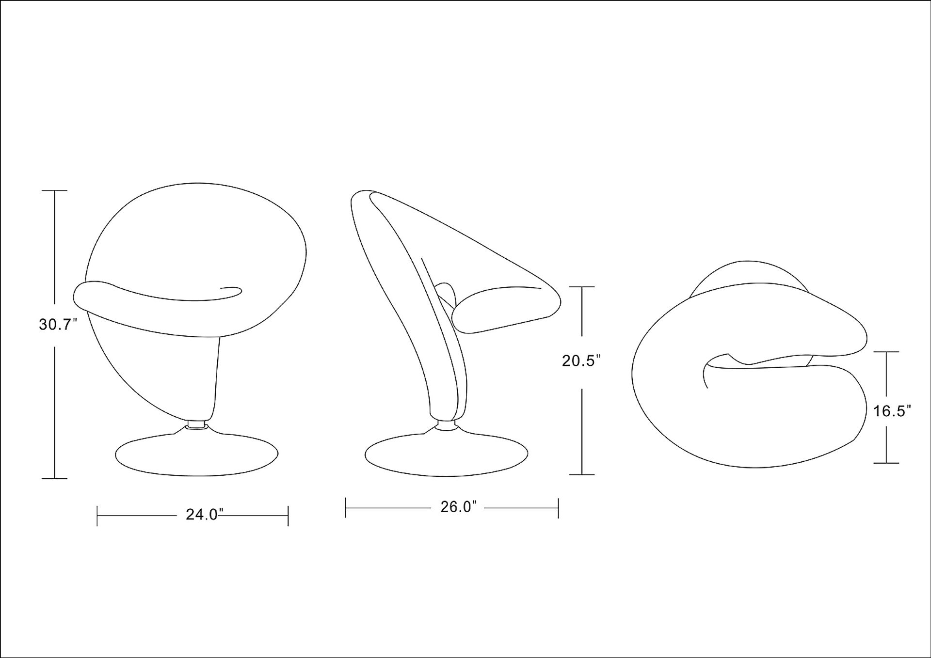 Claredda Yellow Accent Chair - Image 5