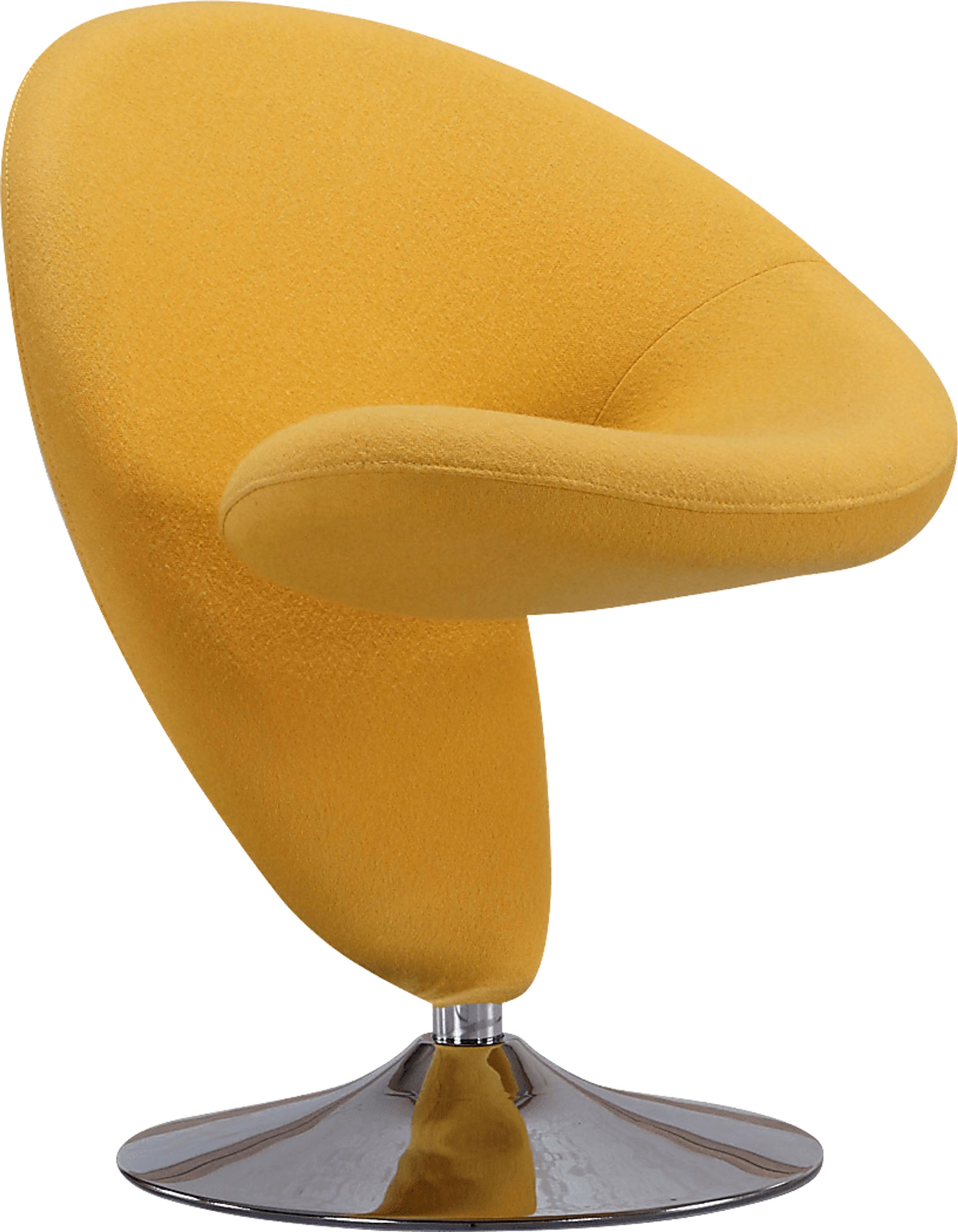 Claredda Yellow Accent Chair - Image 1