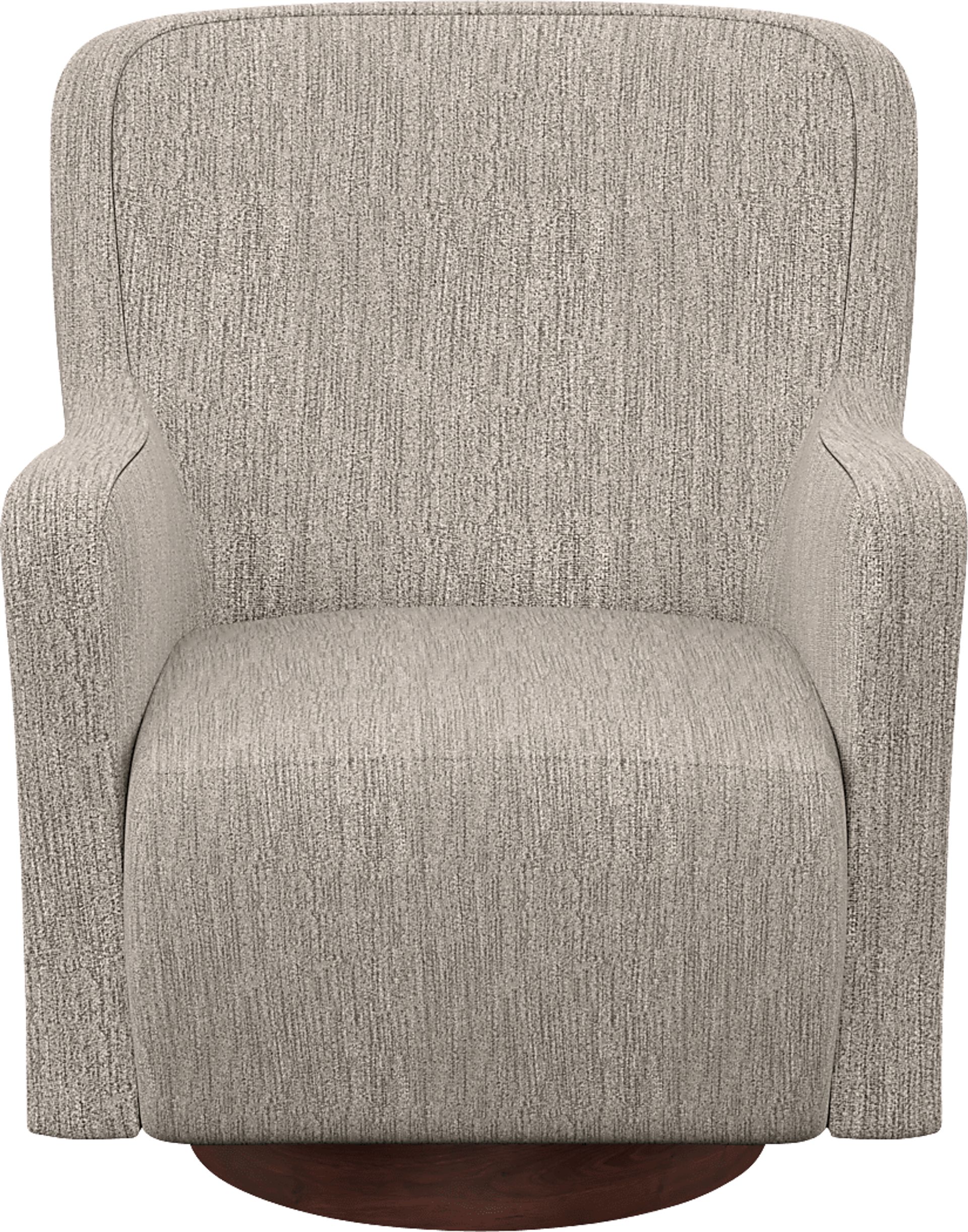 Claredon Brown Swivel Armchair - Image 3