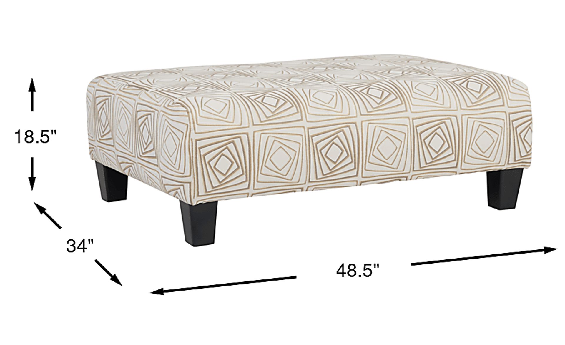 Dimension Image. Please refer to the Dimension Tab on this page for dimension details.