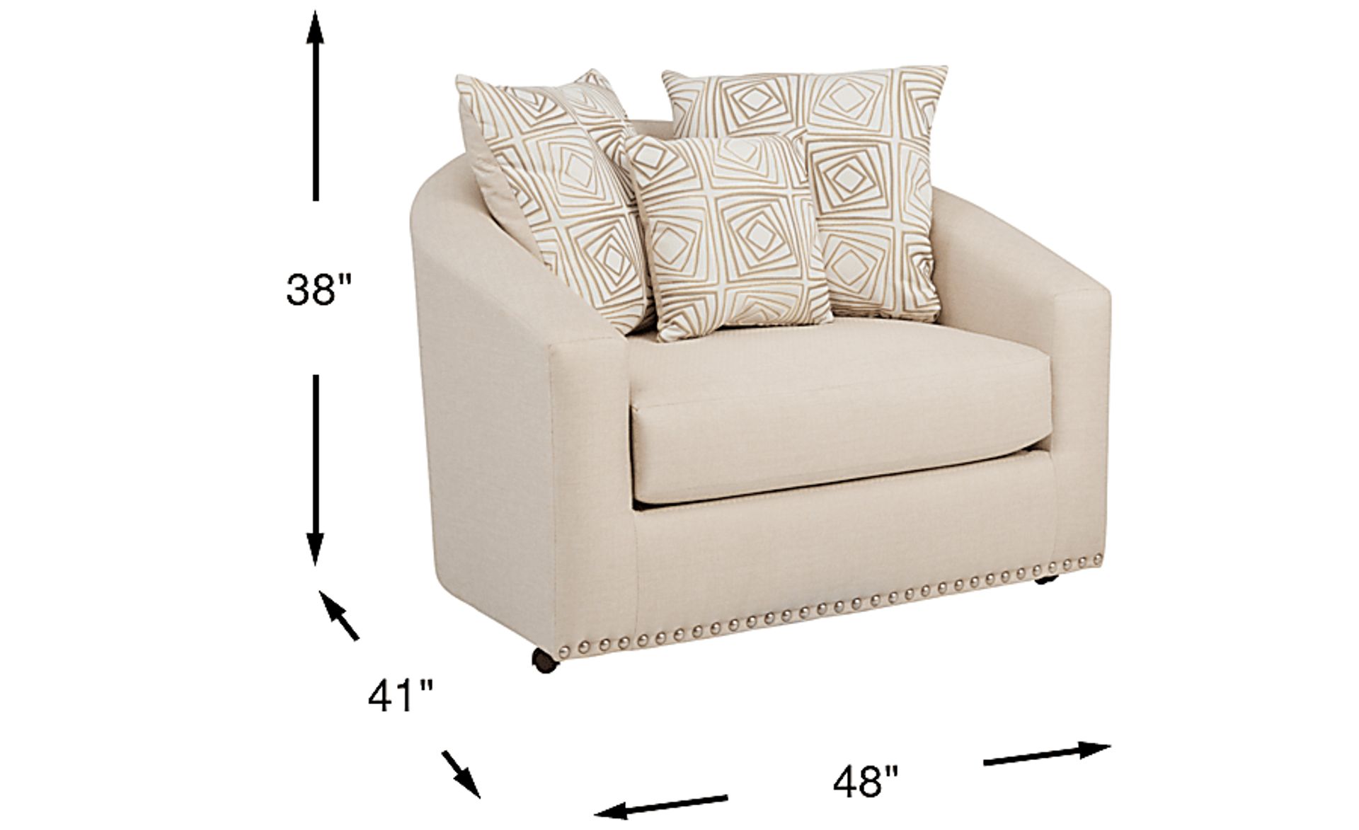 Dimension Image. Please refer to the Dimension Tab on this page for dimension details.