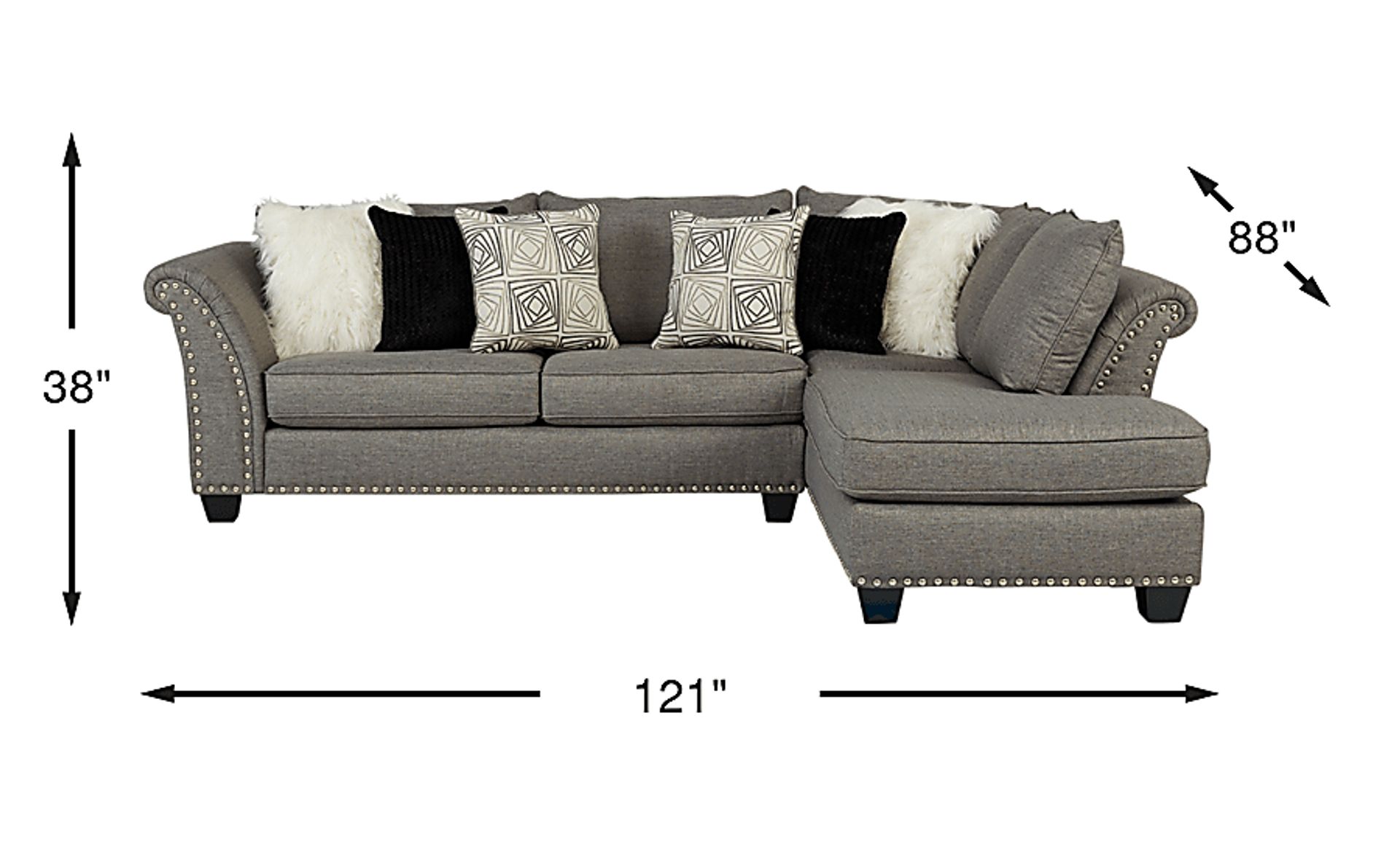 Dimension Image. Please refer to the Dimension Tab on this page for dimension details.