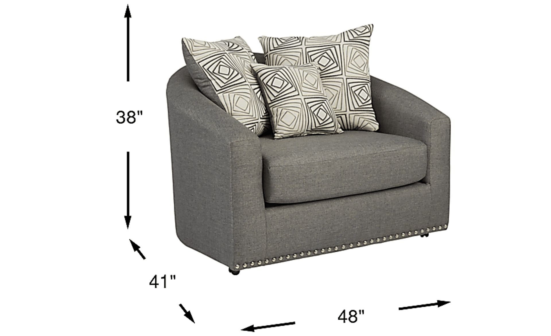 Dimension Image. Please refer to the Dimension Tab on this page for dimension details.