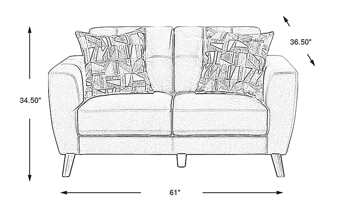 Claremont Heights Loveseat