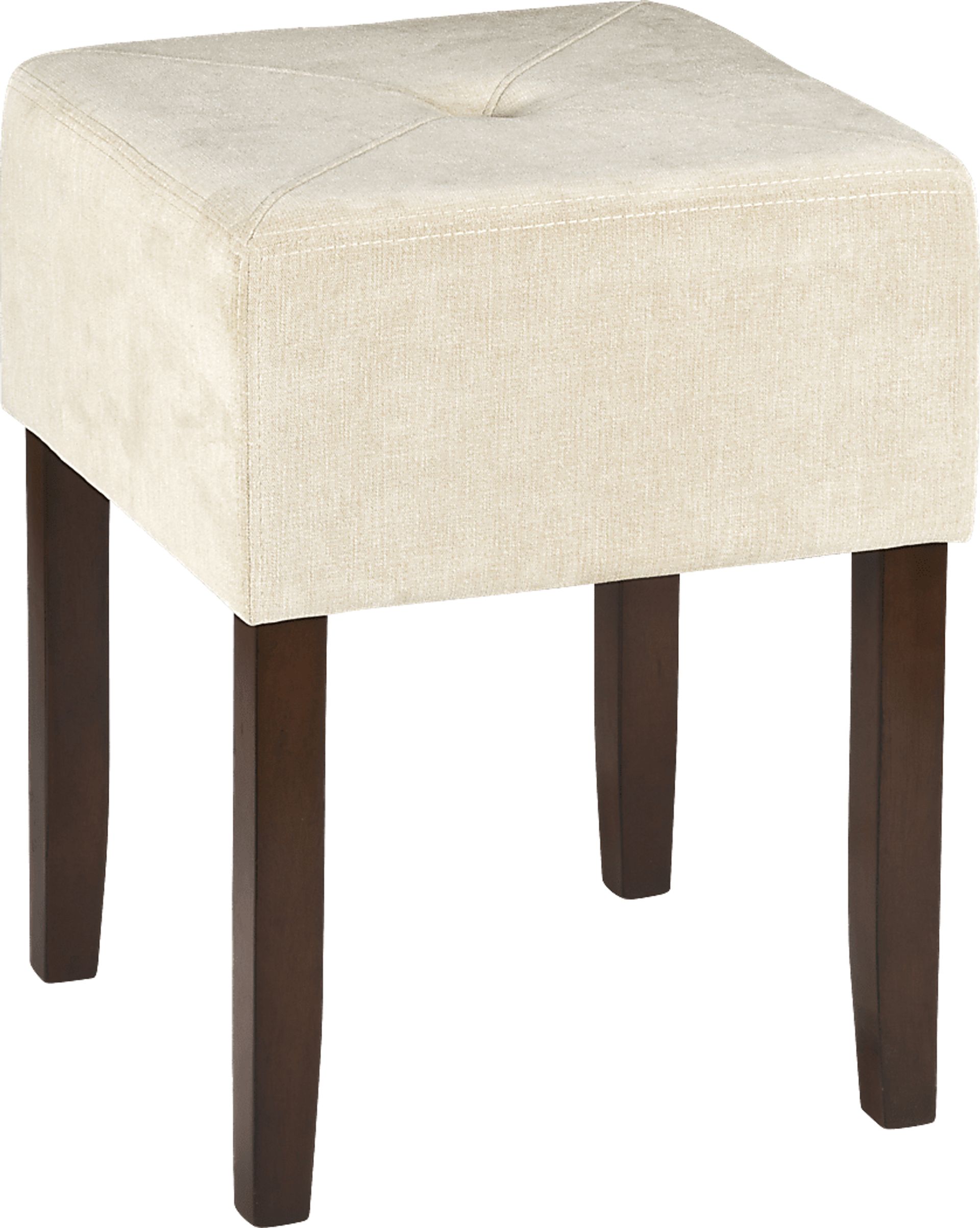 Claremore Beige Vanity Stool - Image 1