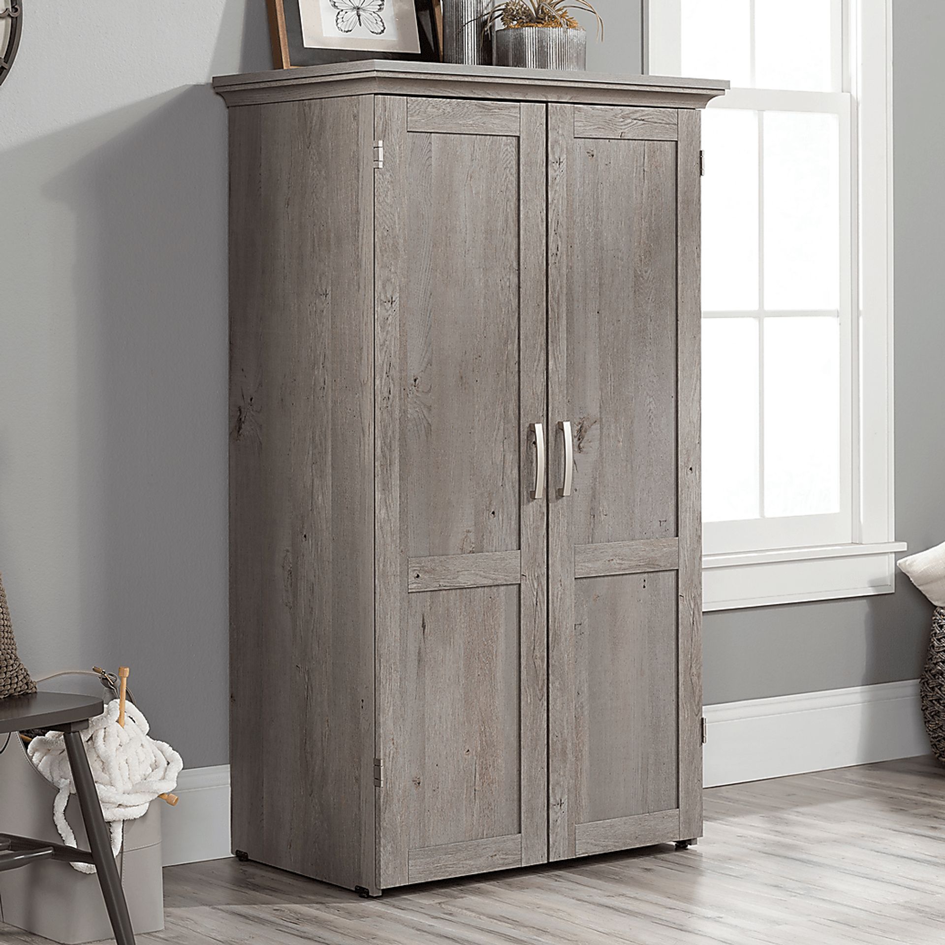 Clarendony Gray Storage Cabinet - Image 2
