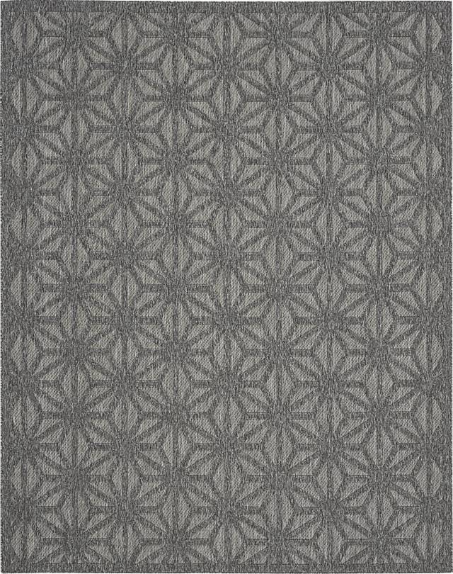 Clarene Dark Gray 5' x 7' Indoor/Outdoor Rug - Thumbnail - Image 1