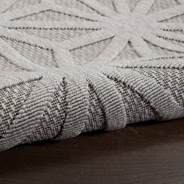 Clarene Light Gray 8' x 10' Indoor/Outdoor Rug - Thumbnail - Image 2