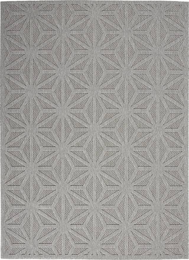 Clarene Light Gray 8' x 10' Indoor/Outdoor Rug - Thumbnail - Image 1