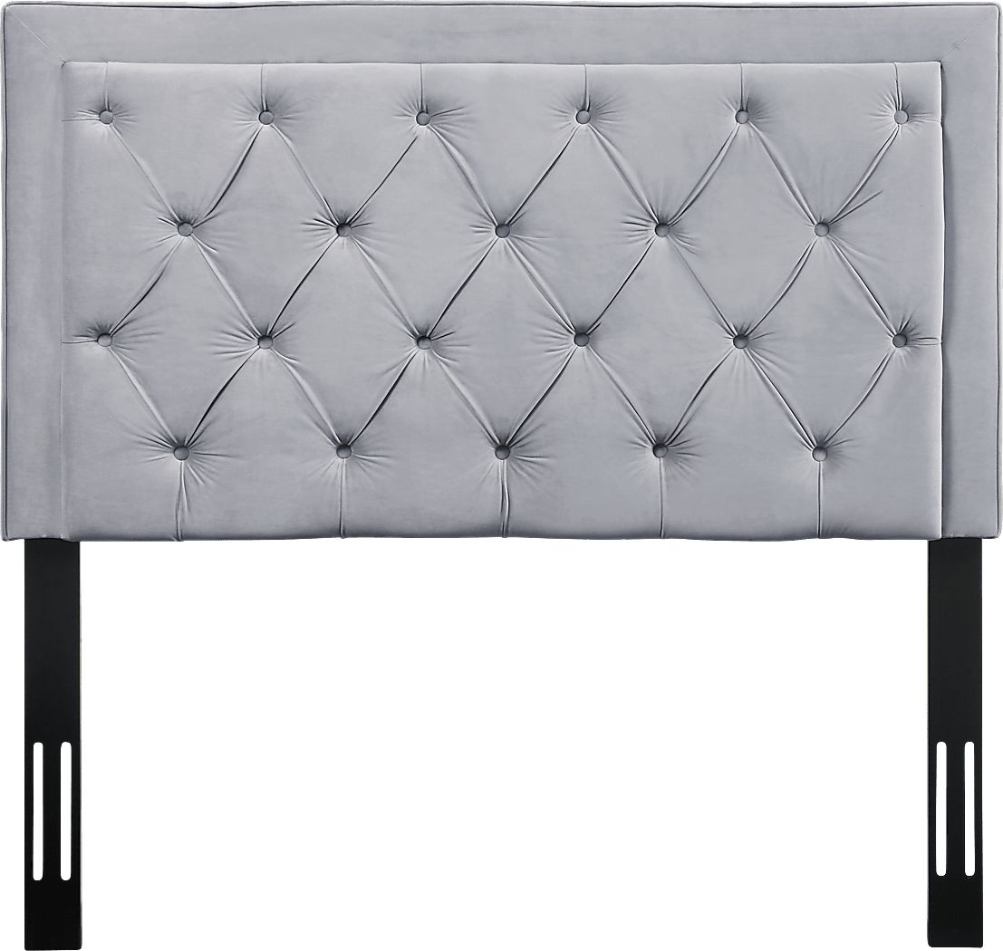 Clarette Gray Twin Upholstered Headboard Rooms To Go