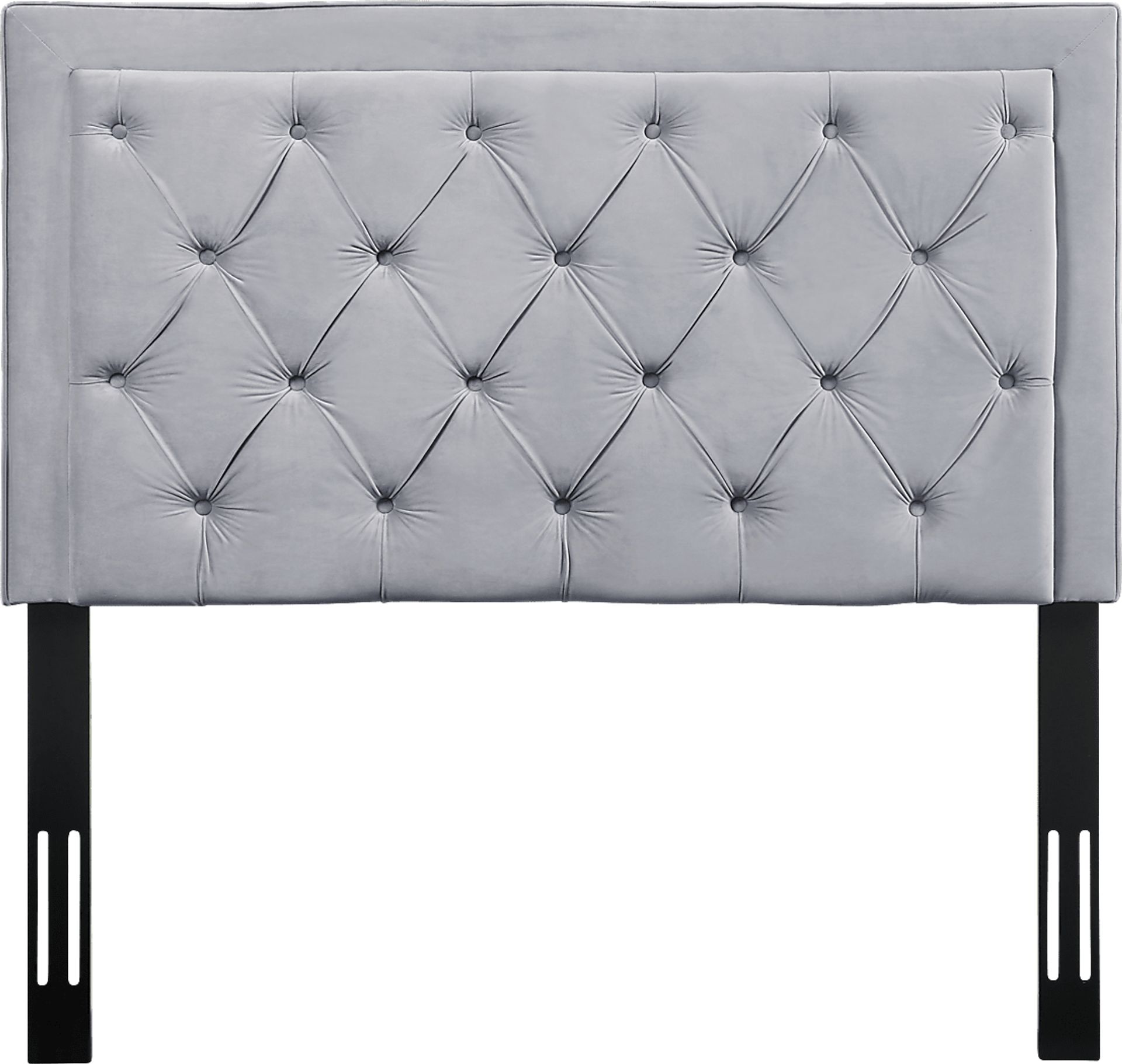 Clarette Gray Twin Upholstered Headboard - Image 1