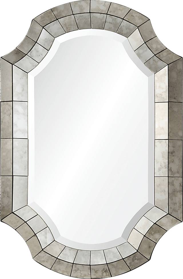 Claribel Silver Mirror - Thumbnail - Image 1