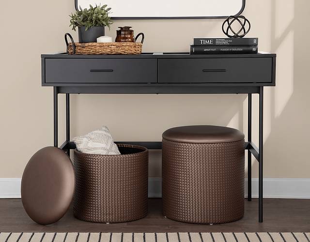 Clarinth Bronze Ottoman, Set of 2 - Thumbnail - Image 8