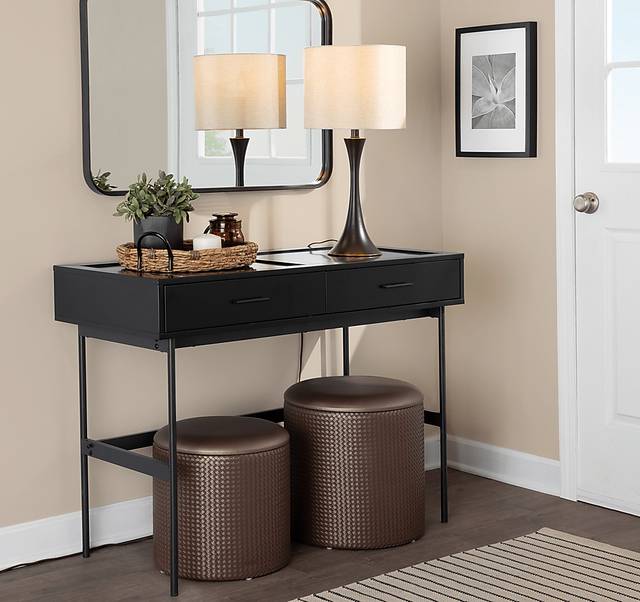 Clarinth Bronze Ottoman, Set of 2 - Thumbnail - Image 9
