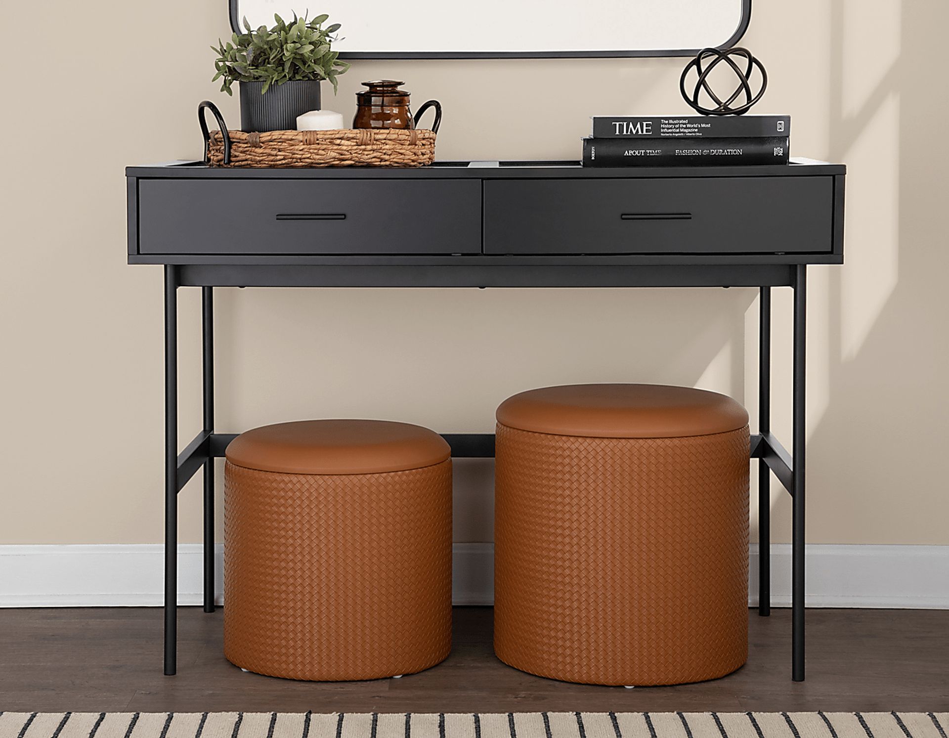 Clarinth Camel Ottoman, Set of 2 - Image 2