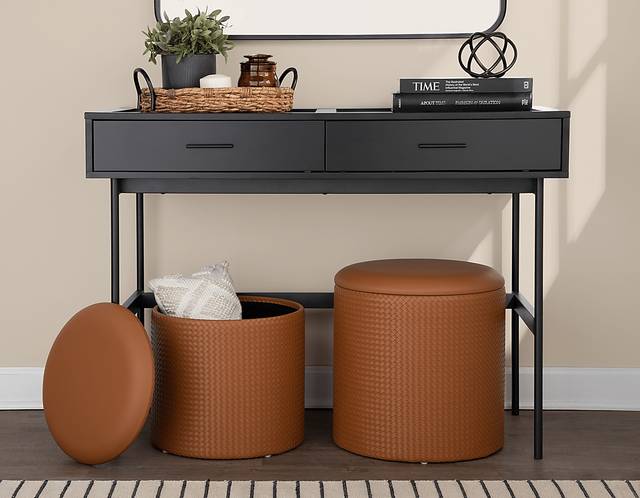 Clarinth Camel Ottoman, Set of 2 - Thumbnail - Image 8