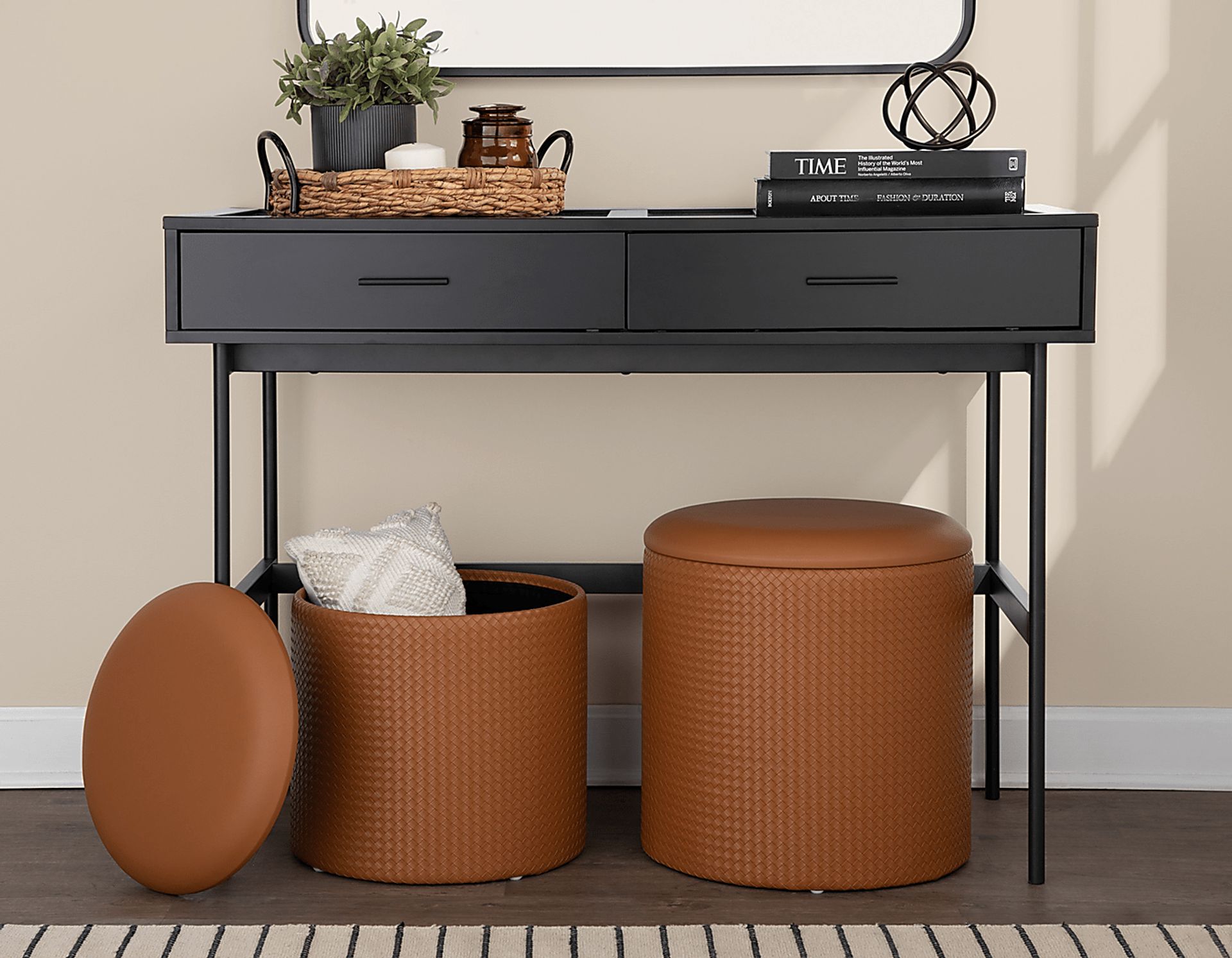 Clarinth Camel Ottoman, Set of 2 - Image 8